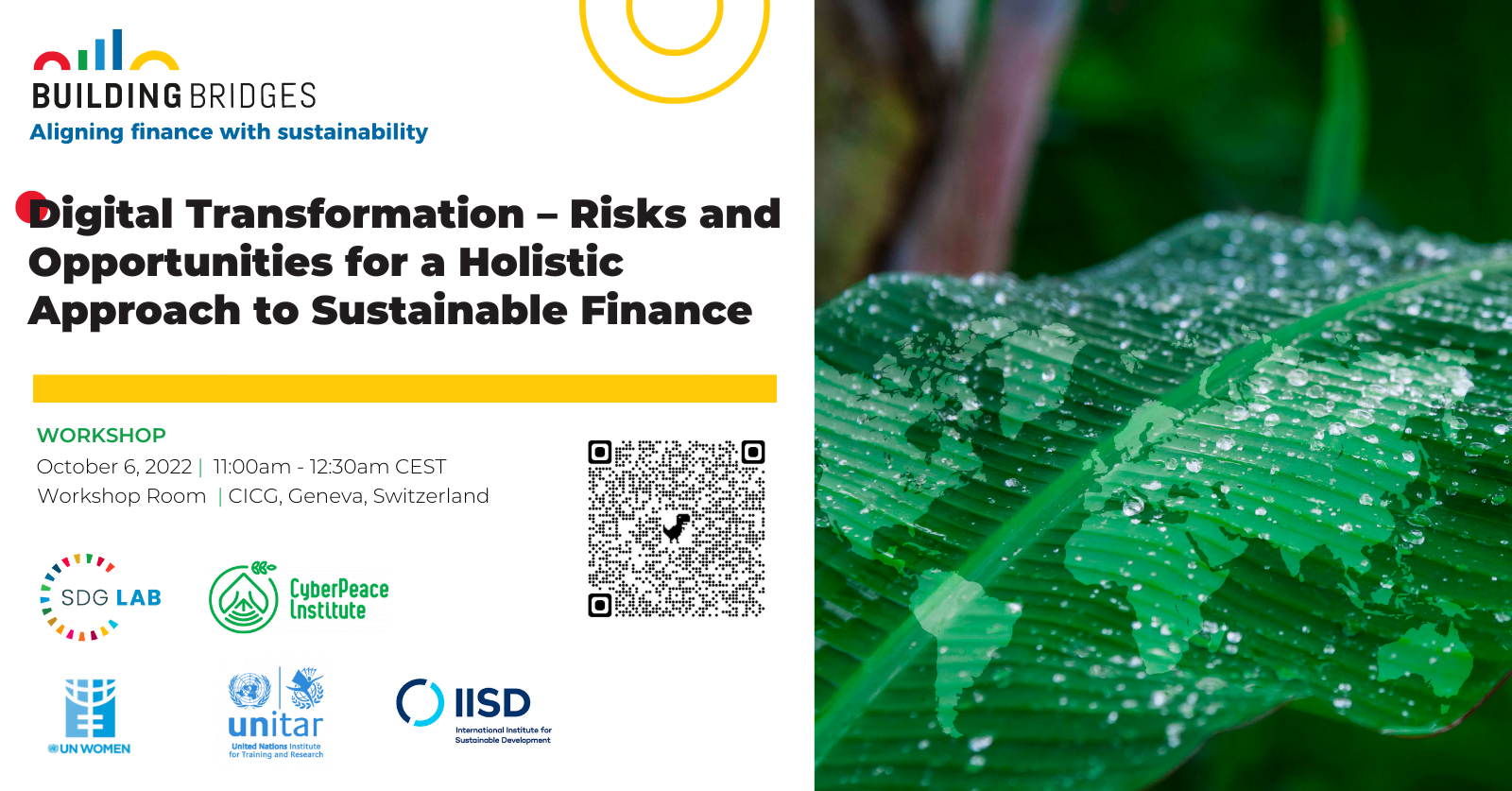 Digital Transformation – Risks and Opportunities for a Holistic Approach to Sustainable Finance
