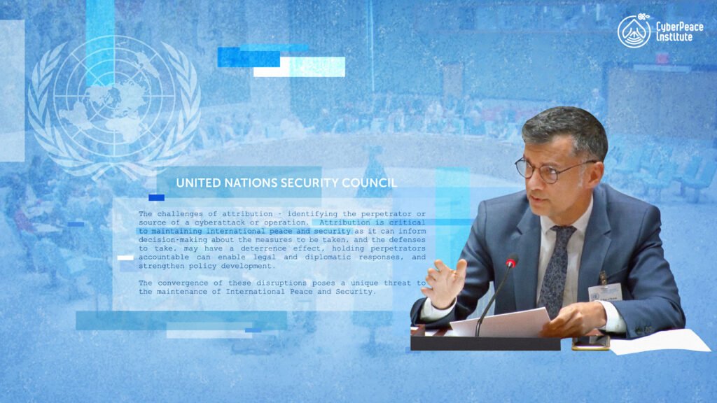 Stéphane Duguin's speech at the United Nations Security Council Meeting.